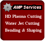Superior industrial parts with HD plasma cutting, waterjet cutting & bending-shaping tools.